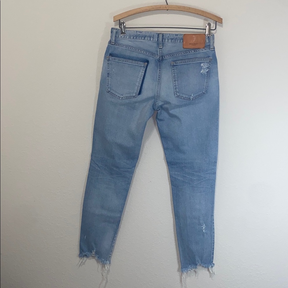 🪼Moussy Vintage Altawoods Distressed Cropped Women’s Jeans! - Picture 13 of 14